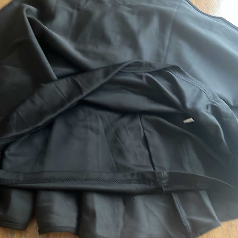 Lulu’s Black Wonder Whirl Twisted Back Skater Dress Size XS Full Skirt Straps - Picture 11 of 15